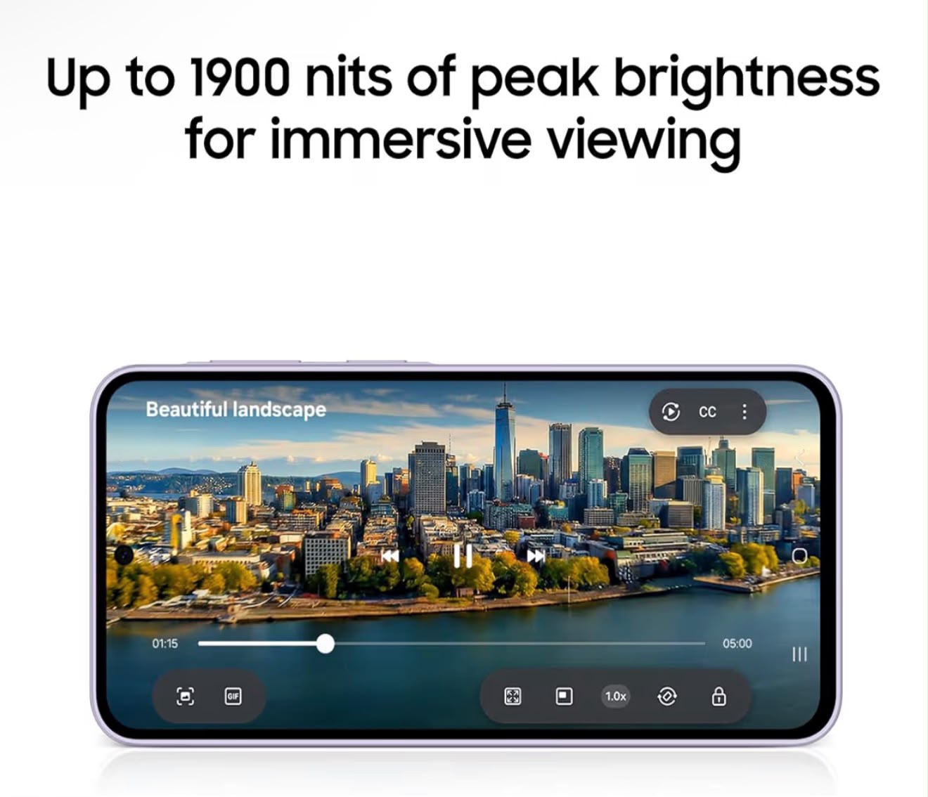 Samsung Galaxy A37 5G (2026), teléfono inteligente Android  color verde obscuro