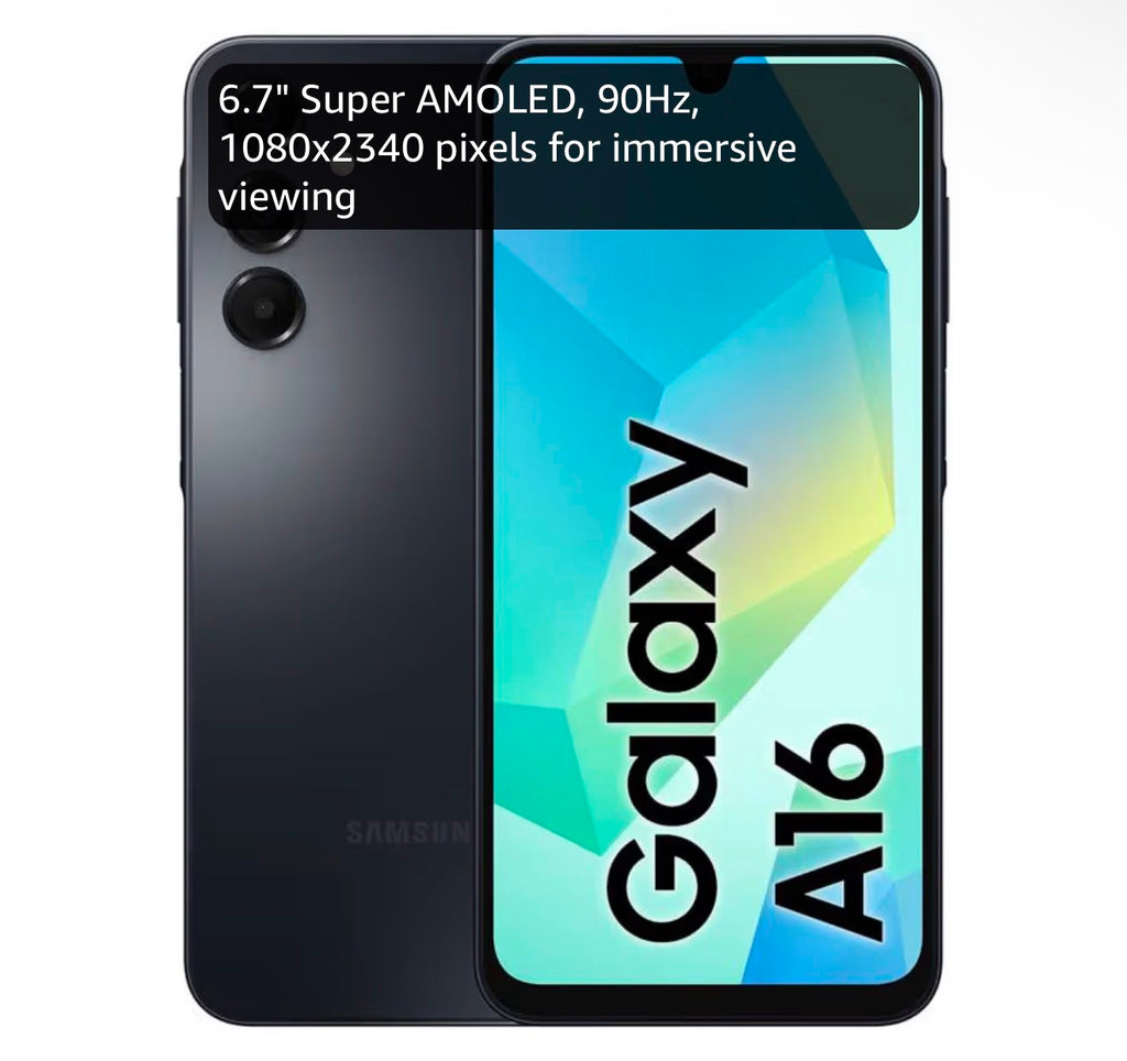 Samsung Galaxy A16 4G LTE (128 GB + 4 GB) color Black