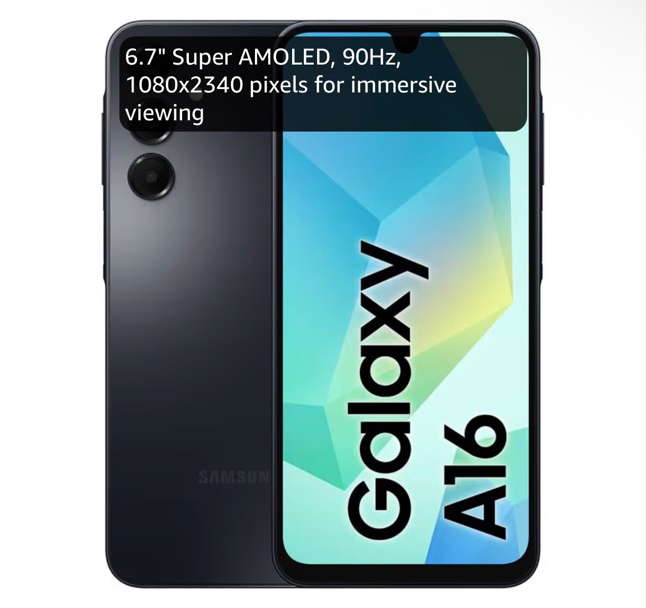 Samsung Galaxy A16 4G LTE (128 GB + 4 GB) color Black