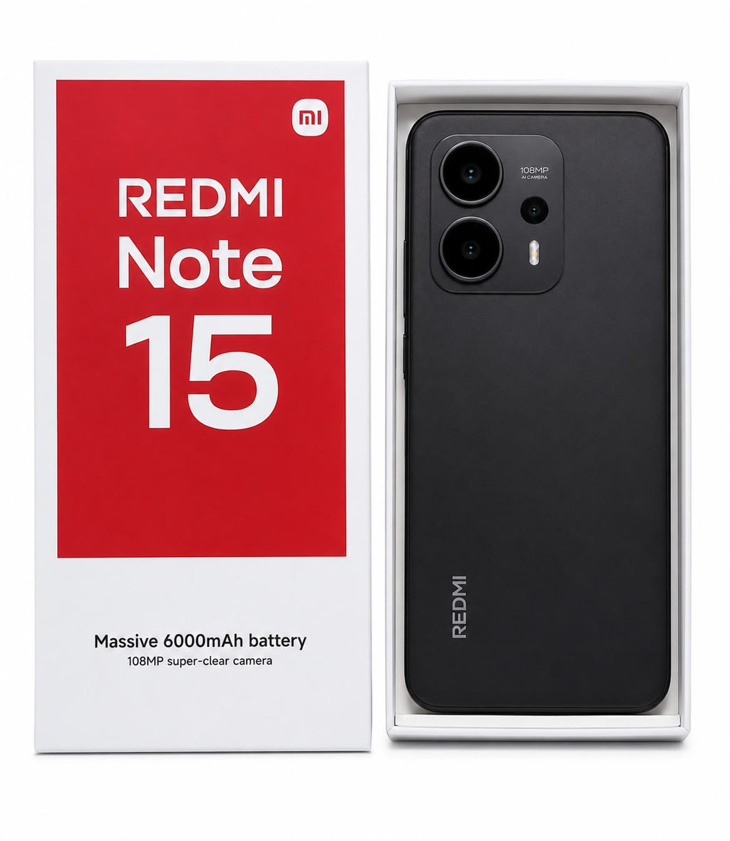 Redmi Note 15 – 6GB RAM + 128GB Black