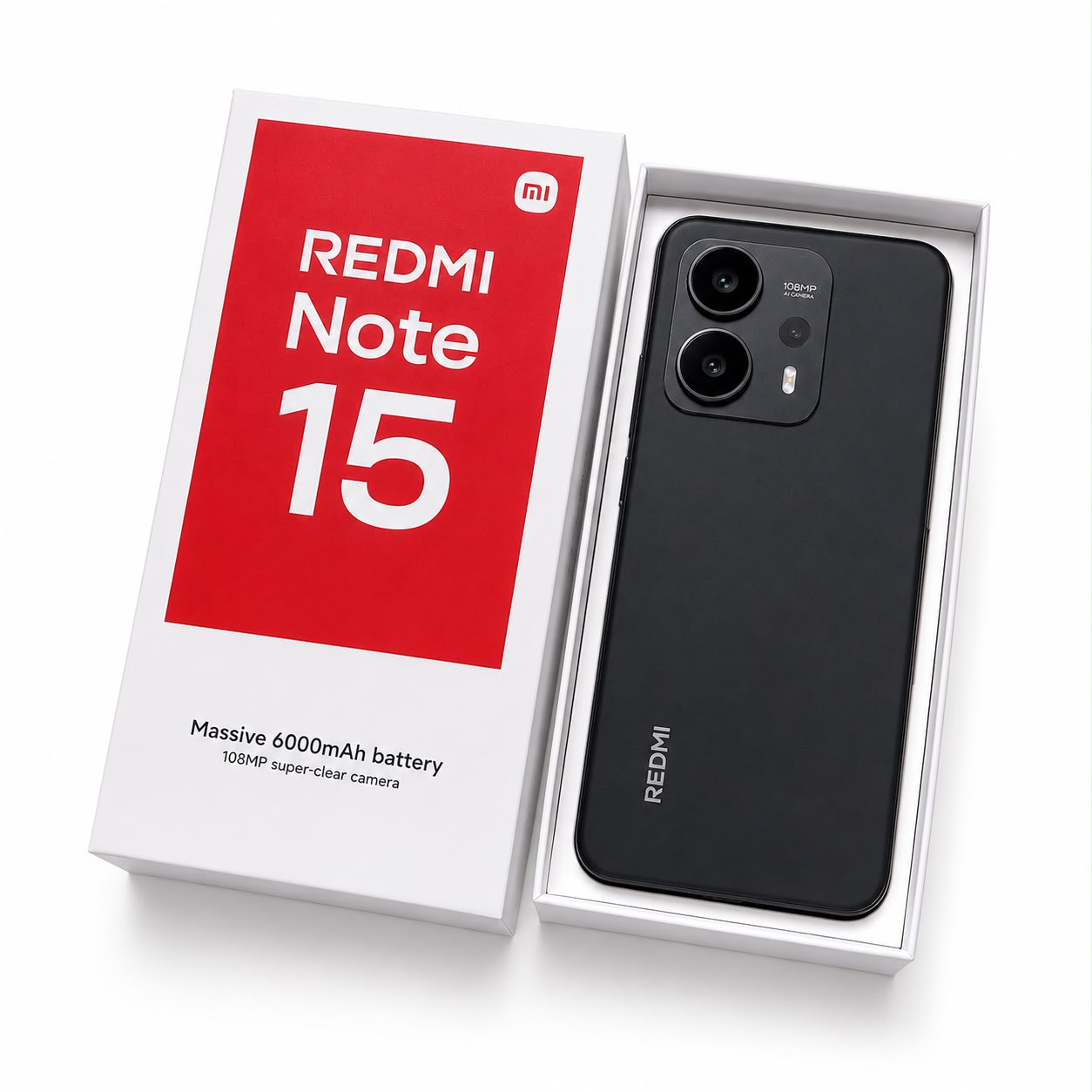 Redmi Note 15 – 6GB RAM + 128GB Black